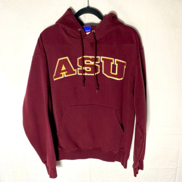 Vintage Champion Burgundy ASU Arizona State University Sun Devils Hoodie L - Picture 16 of 16